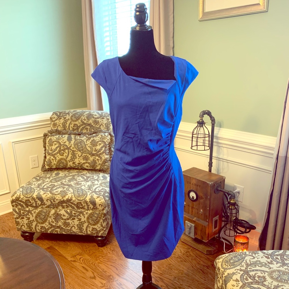 Calvin Klein blue career or occasion dress!